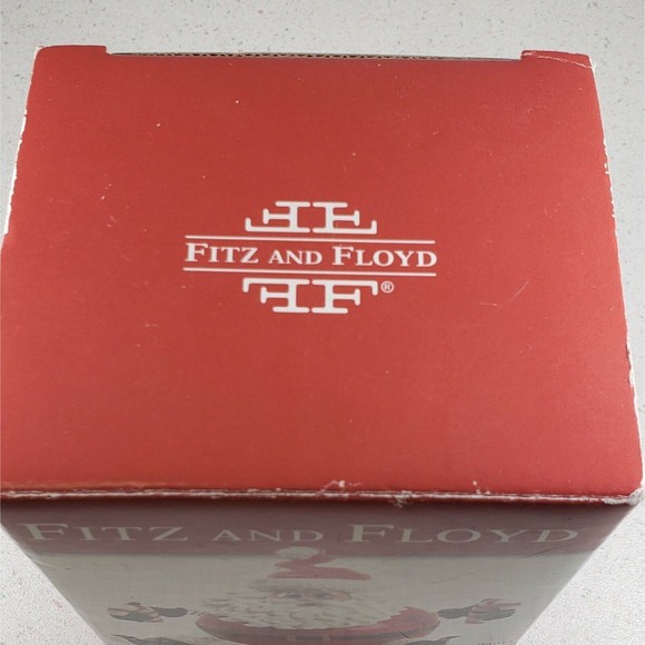 Fitz and Floyd 2005 Christmas Jiggling Santa Collection Item 2048/126 - Picture 5 of 7